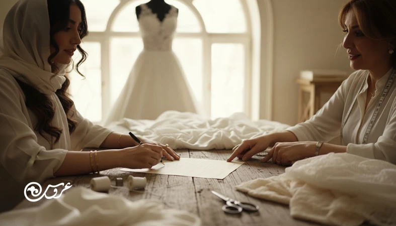 بررسی قرارداد مزون لباس عروس با تمرکز بر زمان تحویل لباس عروس و جریمه تأخیر مزون در یک آتلیه واقعی