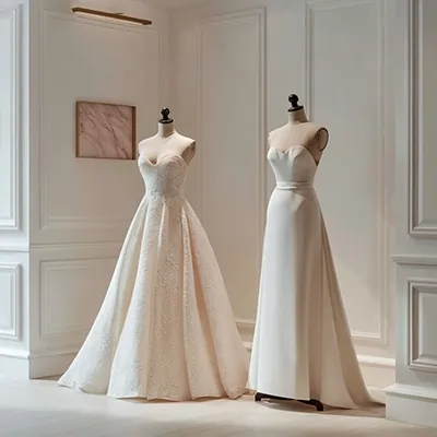 انتخاب لباس عروس بر اساس فرم بدن