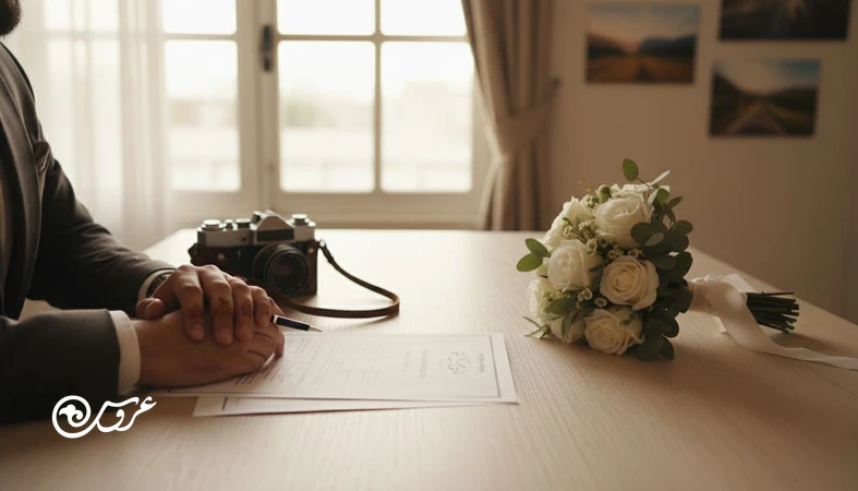 بررسی قرارداد آتلیه عروسی و چک لیست بندهای مهم مثل زمان تحویل، ادیت و حق فایل خام