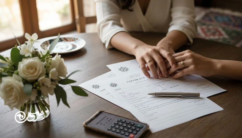 بررسی قرارداد و فاکتور تالار عروسی برای جلوگیری از هزینه های پنهان قبل از رزرو