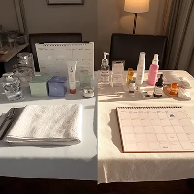 برنامه روتین پوستی عروس