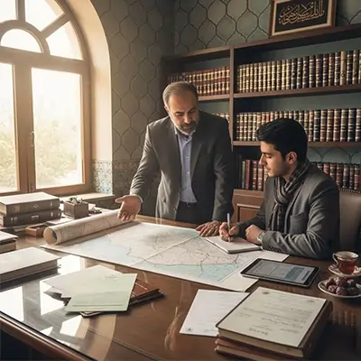 تصویری از ارائه بیانیه ماموریت ایزدملک