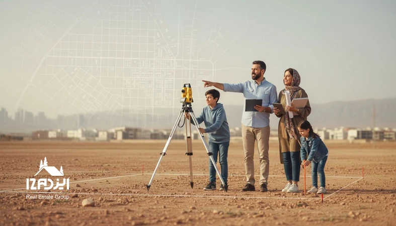 بازدید زمین برای ساخت و بررسی خطاهای رایج خرید؛ تاکید بر سند، کاربری، معبر و امکان‌سنجی زیرساخت