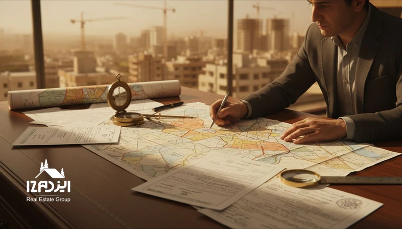 تحلیل مسیرهای سودآوری سرمایه گذاری زمین در ایران با نقشه ثبتی، اسناد مالکیت و نشانه های رشد منطقه ای