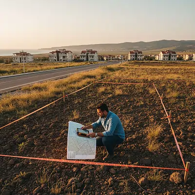 تصویری از زمین قطعه بندی شده در سرخرود_ خرید زمین در شمال کشور(مازندران) با ایزد ملک