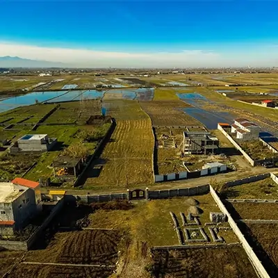 نمایی از زمین های قابل سرمایه گذاری در مازندران - سرخرود
