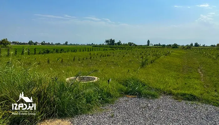 چاه آب در زمین کشاورزی مازندران برای بررسی مجوز حفر چاه و ریسک خرید زمین دارای چاه در شمال ایران